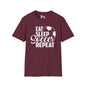 Eat Sleep Soccer Repeat Adult T-shirt