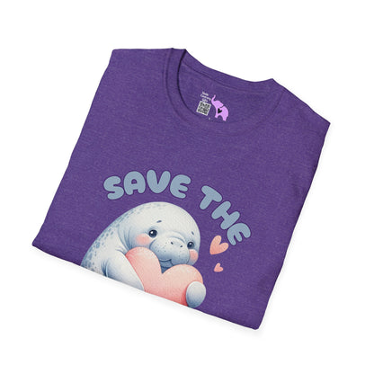 Save The Floaty Potatoes (Manatee) Adult T-shirt