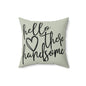 Hello There Handsome Throw Pillow