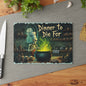 Dinner to Die For Glass Cutting Board