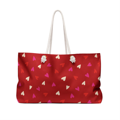 Cupid's Confetti Weekender Bag
