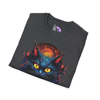 Creepy Black Cats 12 Adult T-shirt