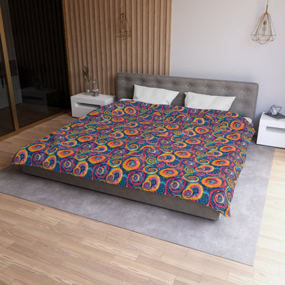 Rainbow Revolt Microfiber Duvet Cover
