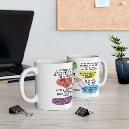 Emergency New Dad Jokes Ceramic Mug, (11oz, 15oz)