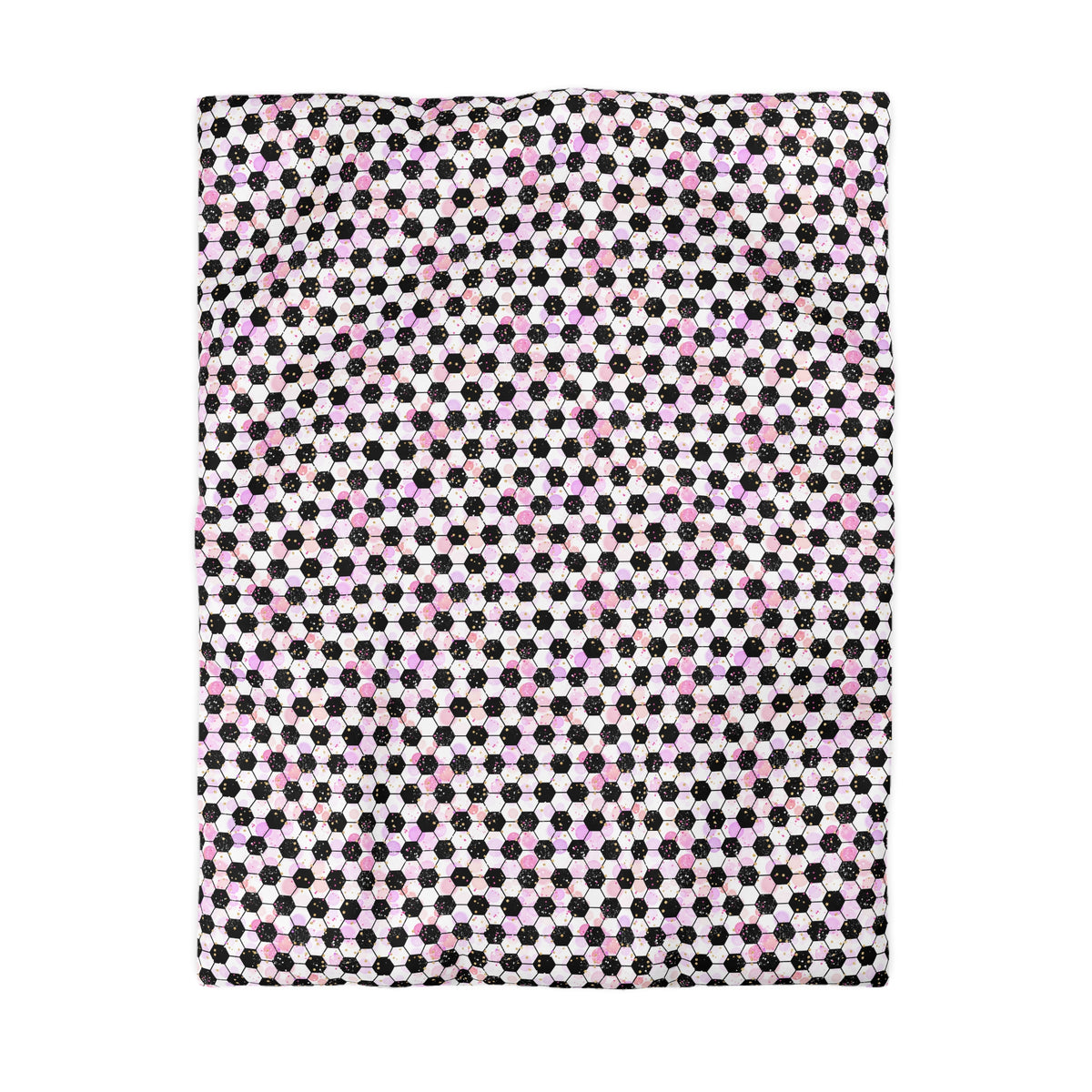 Pink Soccer Fever Microfiber Duvet Cover