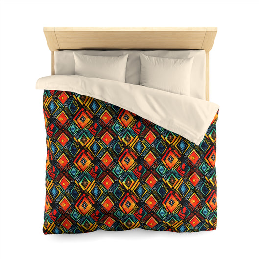 Abundance Rhythm Microfiber Duvet Cover