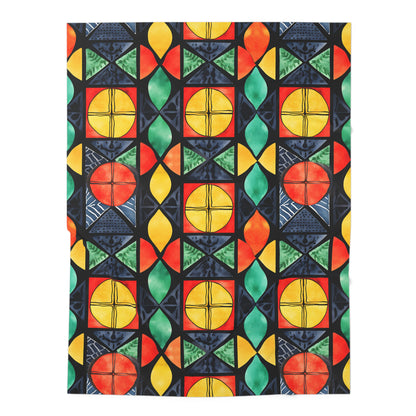 Candlelight Burst Swaddle Blanket