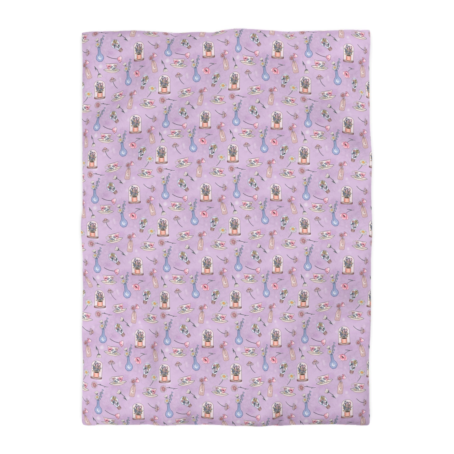 Lilac Meadow Keepsakes Microfiber Duvet Cover