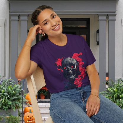 Creepy Skull 2 Adult T-shirt