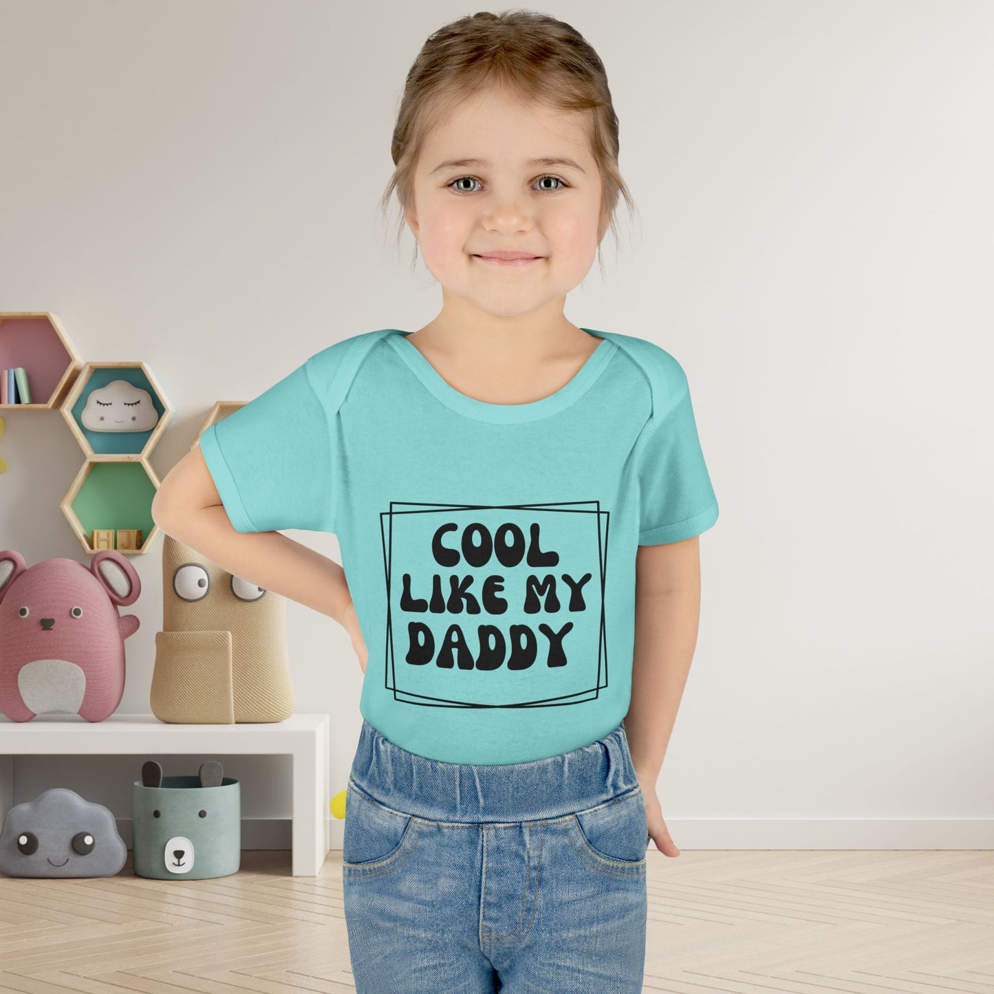 Cool Like My Daddy Infant Baby Rib Bodysuit