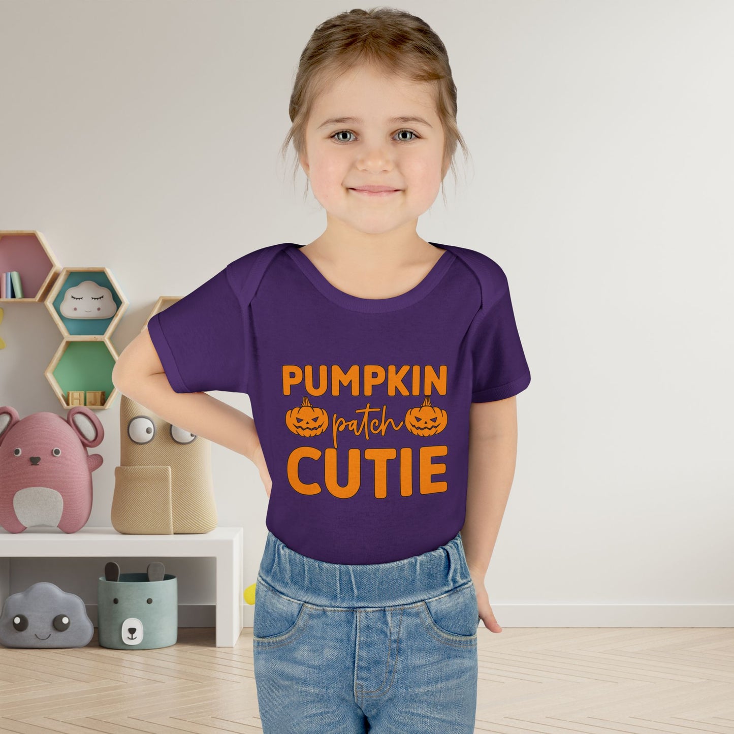Pumpkin Patch Cutie Baby Rib Bodysuit
