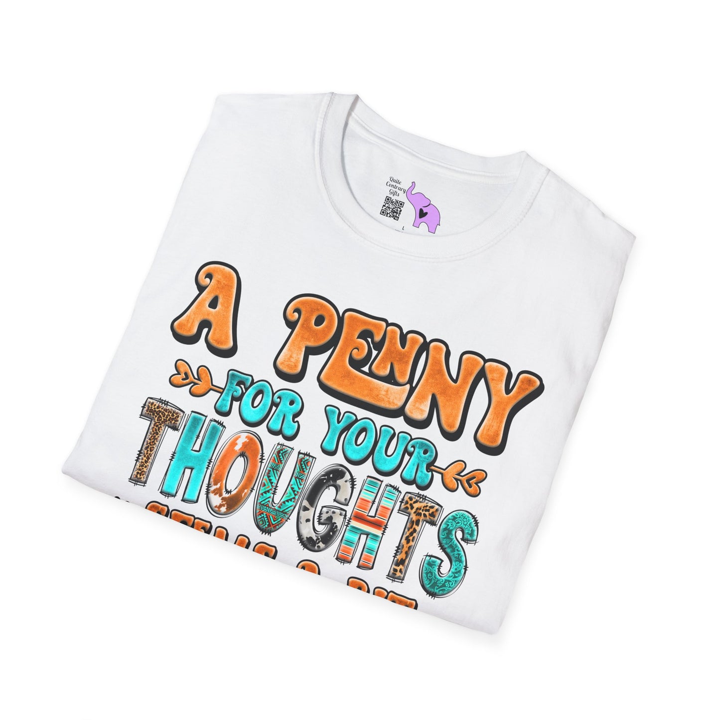 A Penny For Your Thoughts Adult T-shirt