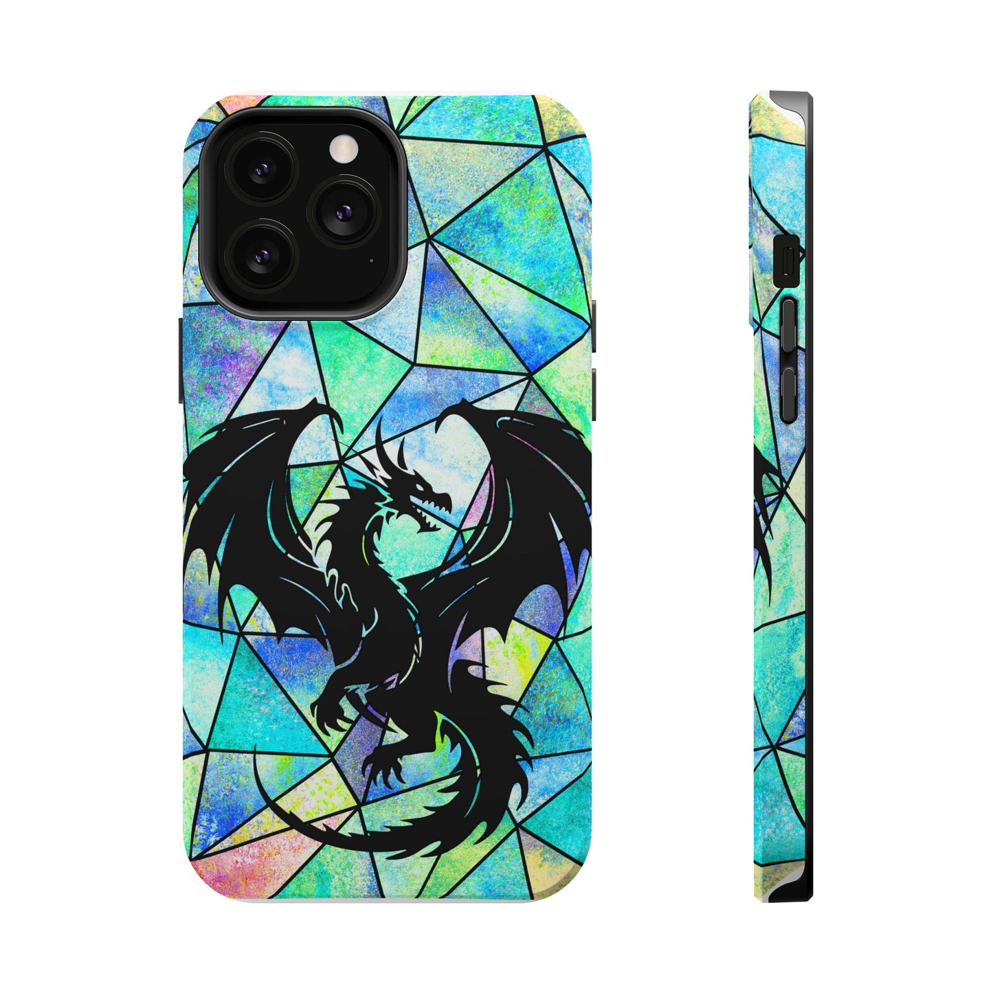 Beautiful Majestic Dragon Silhouette MagSafe® Compatible Tough Case for iPhone