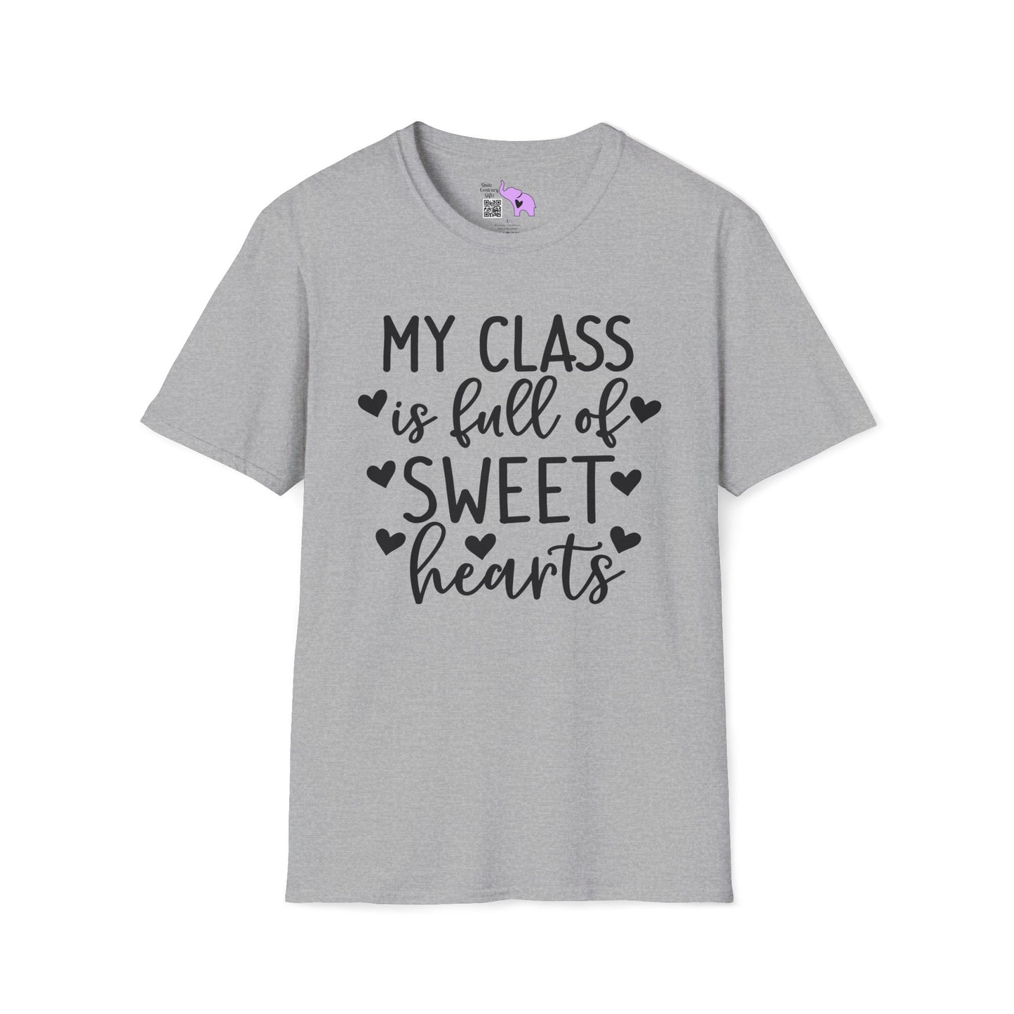 My Class is Full of Sweet Hearts Adult T-shirt