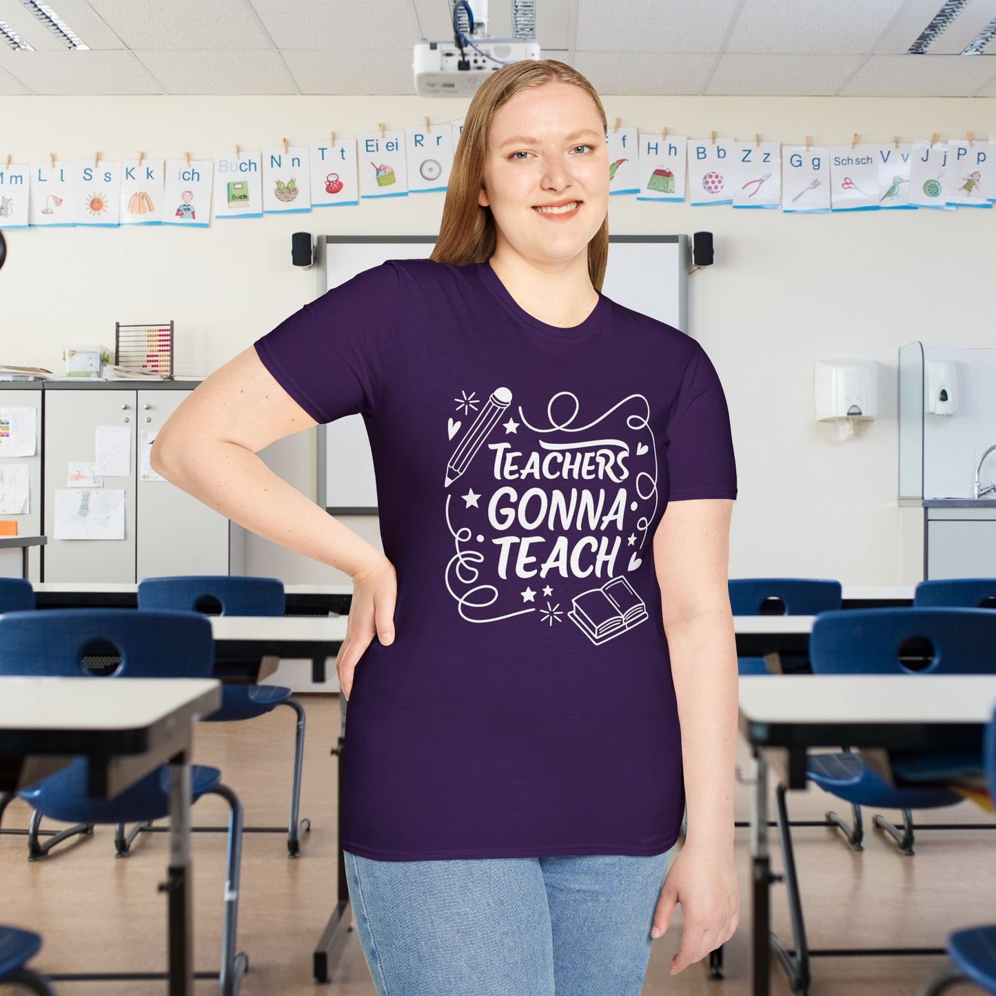 Teachers Gonna Teach Adult T-shirt