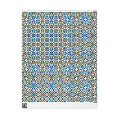 Talavera Sunburst Wrapping Paper