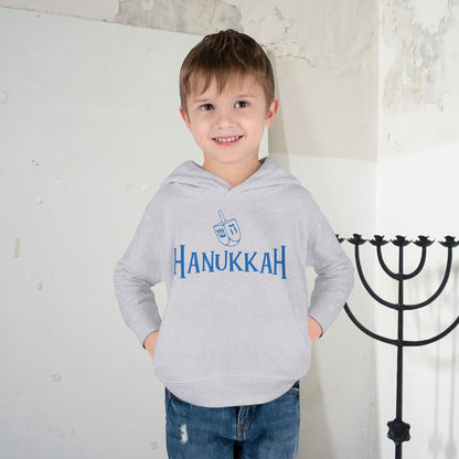 Hanukkah Toddler Pullover Fleece Hoodie