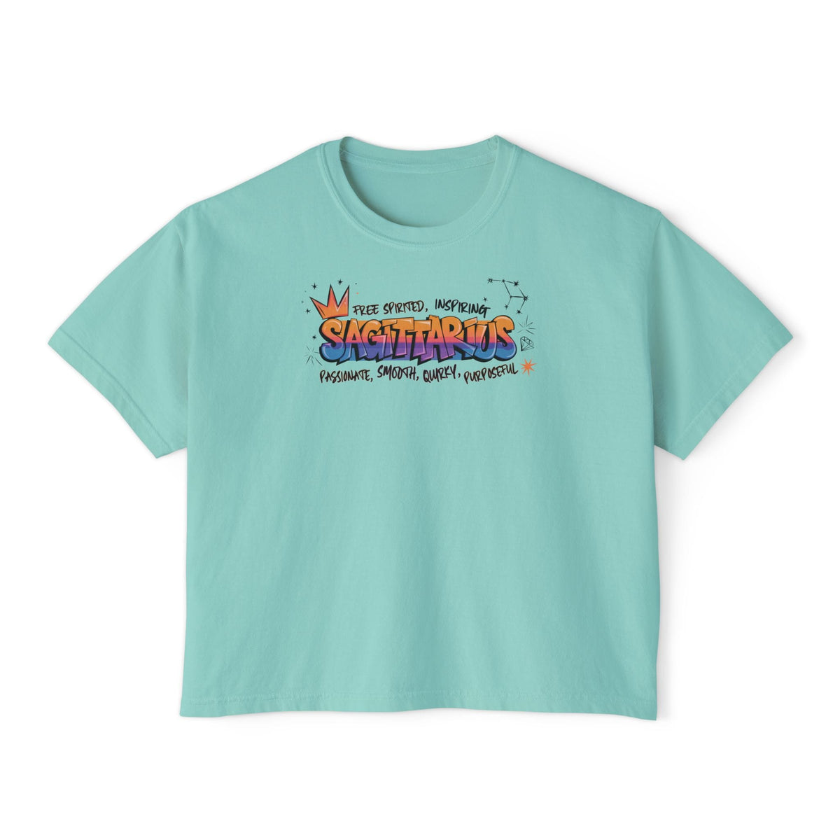 Sagittarius Street Art Women's Boxy Tee