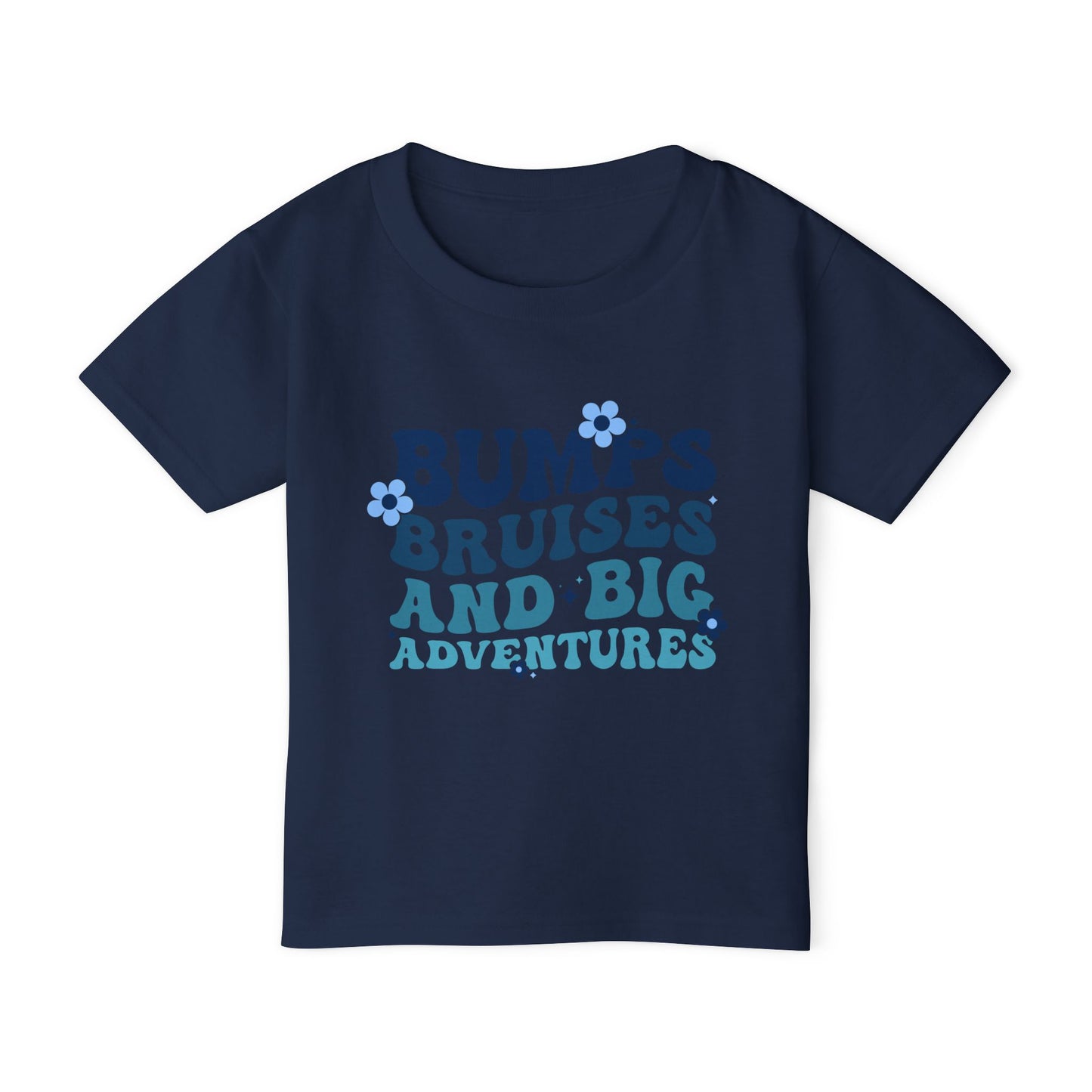 Bumps Bruises And Big Adventures Heavy Cotton™ Toddler T-shirt