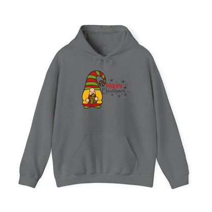 Merry Christmas Girl Gnome Adult Heavy Blend™ Hoodie