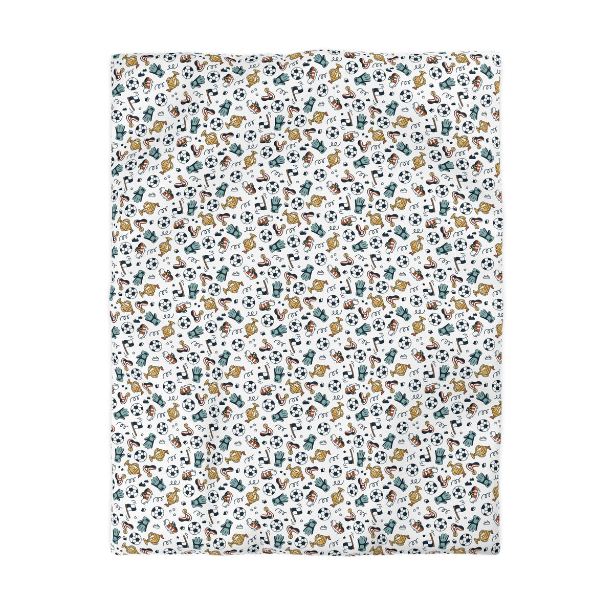Little Soccer Legends Microfiber Duvet Cover