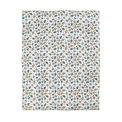 Little Soccer Legends Microfiber Duvet Cover