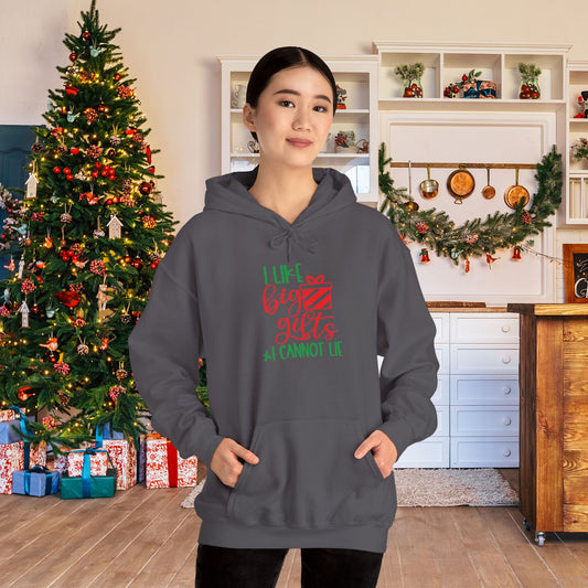 I Like Big Gifts & I Cannot Lie Heavy Blend™ Hooded Sweatshirt