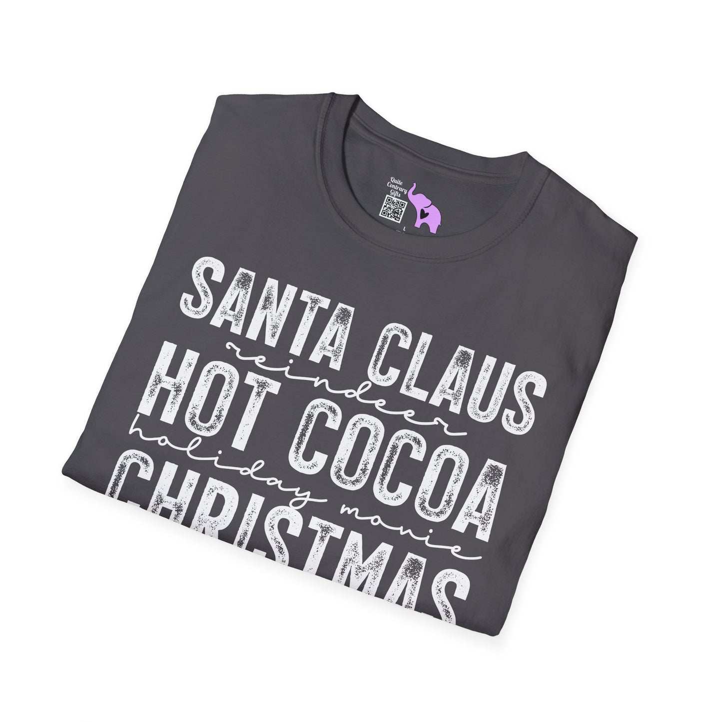 Santa Claus Hot Cocoa Chriatmas Adult T-shirt