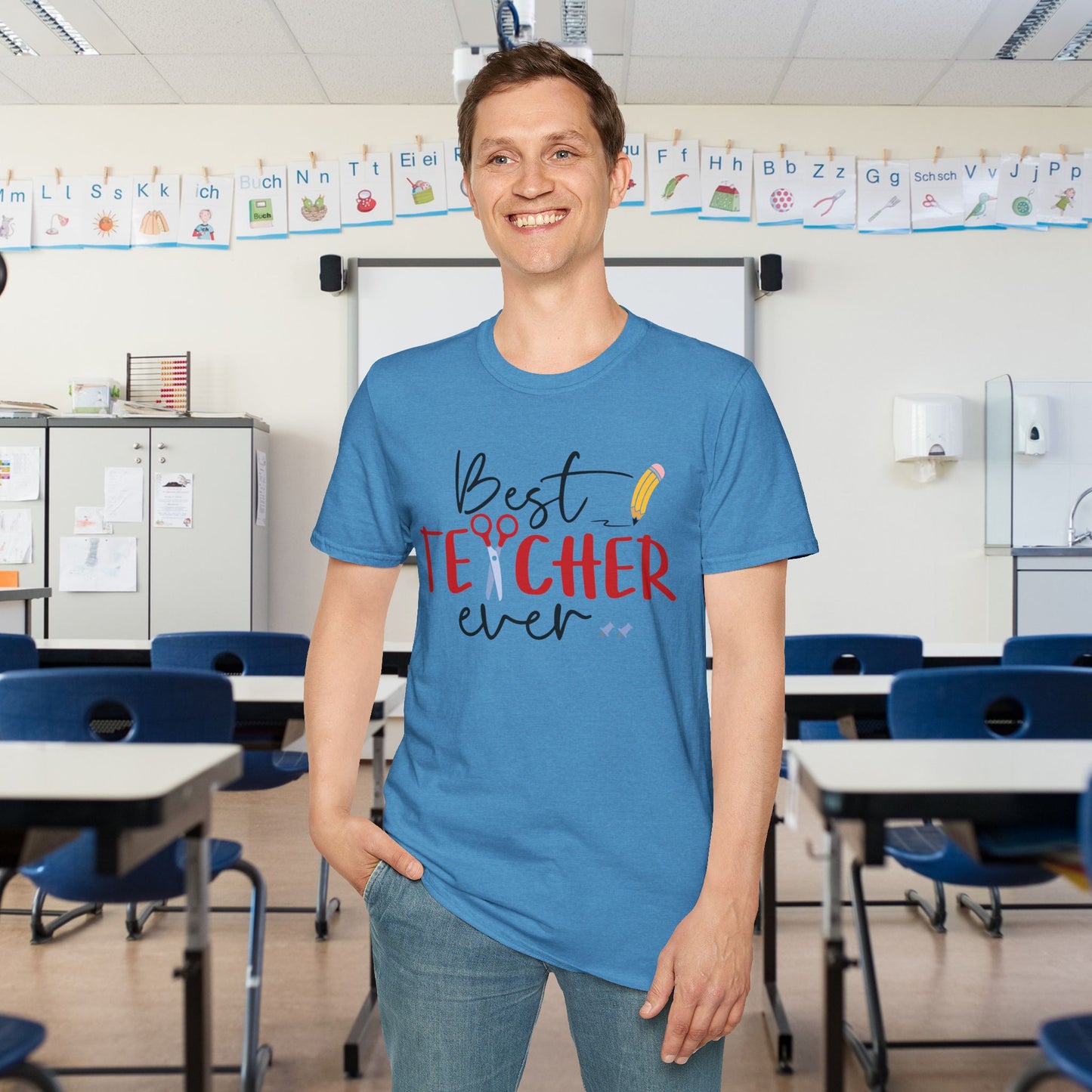 Best Teacher Ever Adult T-shirt