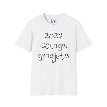 Colage Gradjute 2027 Adult T-Shirt