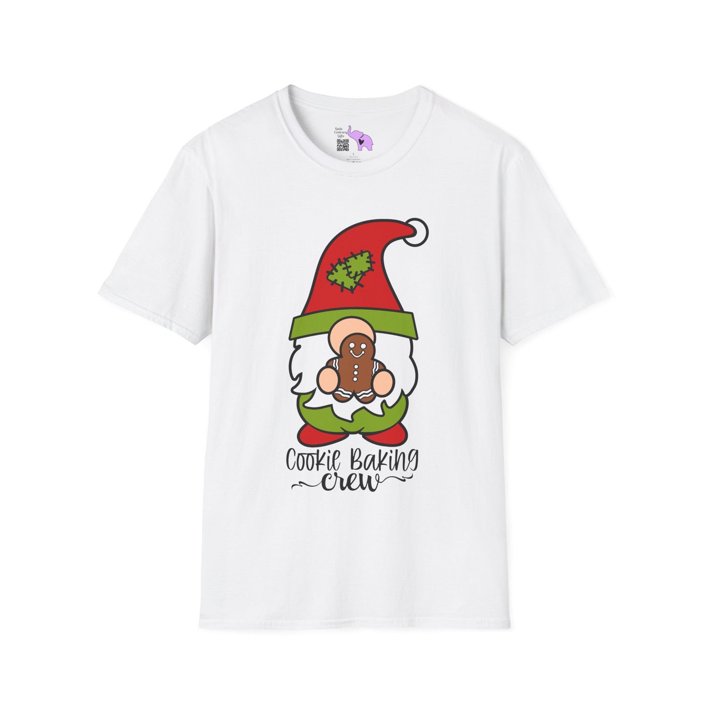Cookie Baking Crew Gnome Adult T-shirt