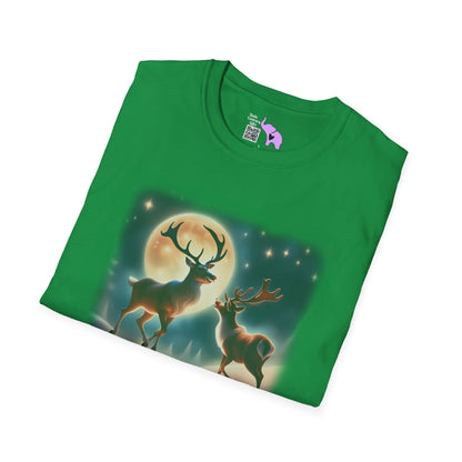 Reindeer Playing in North Pole T-shirt