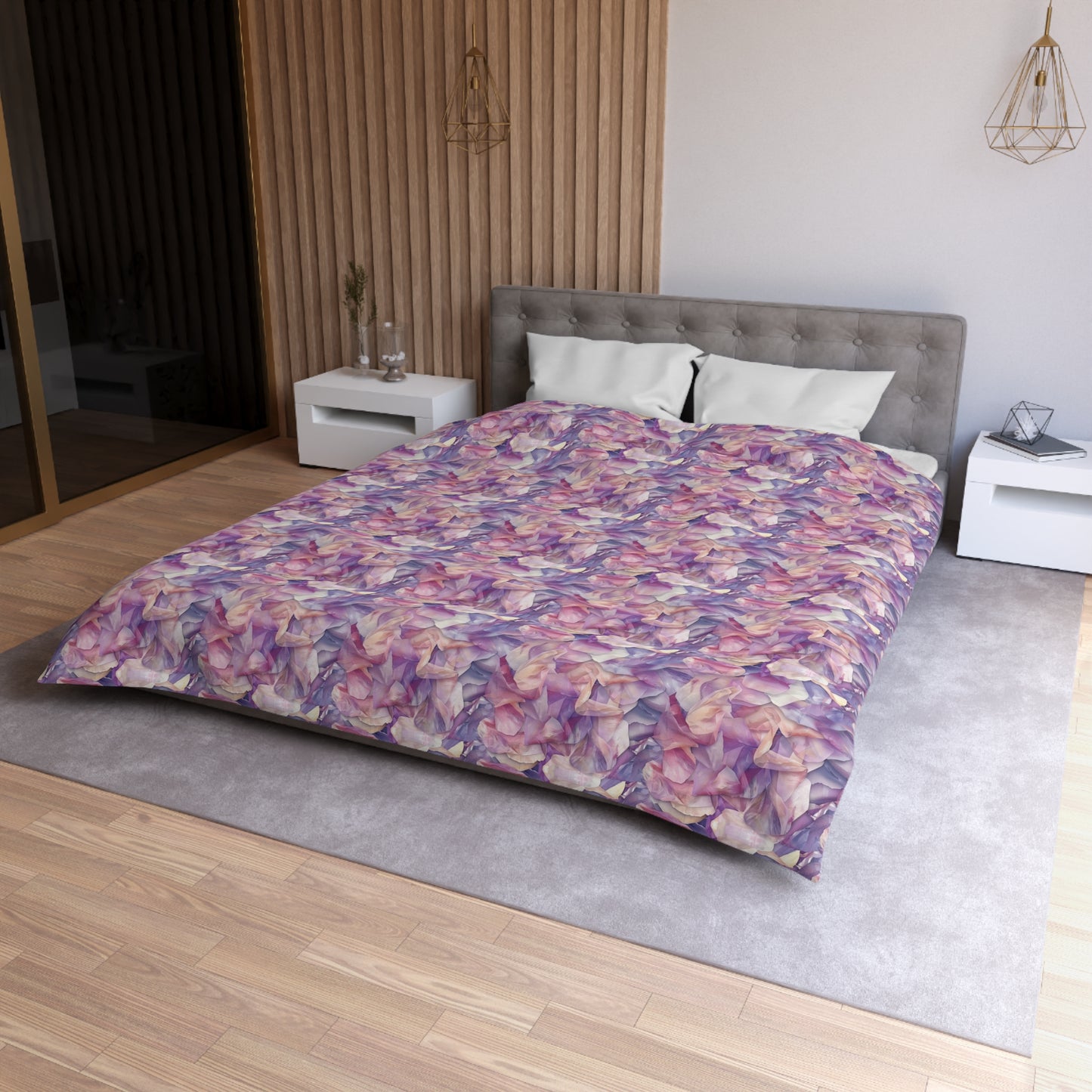 Ethereal Bloomscape Duvet Bedding Set