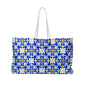 Blue Horizon Mosaic Weekender Bag