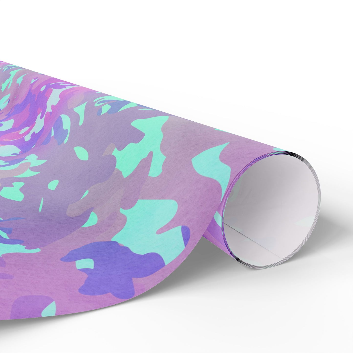 Lavender Mist Camo Wrapping Paper