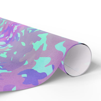 Lavender Mist Camo Wrapping Paper