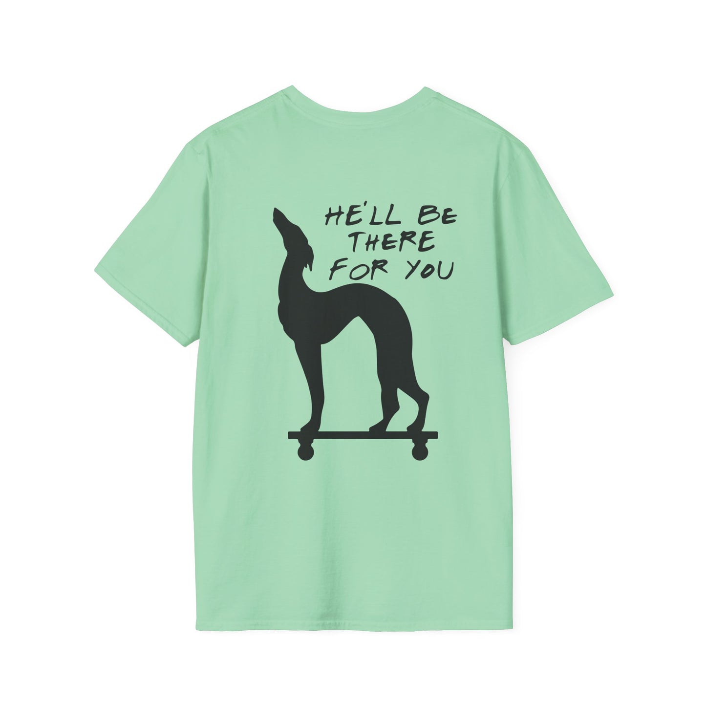 Friends; Dog Statue He'll Be There For You Adult T-shirt