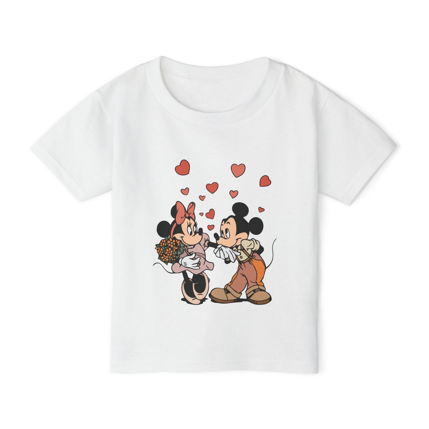 Valentine Mickey Loves Minnie Heavy Cotton™ Toddler T-shirt