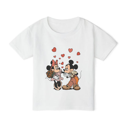 Valentine Mickey Loves Minnie Heavy Cotton™ Toddler T-shirt