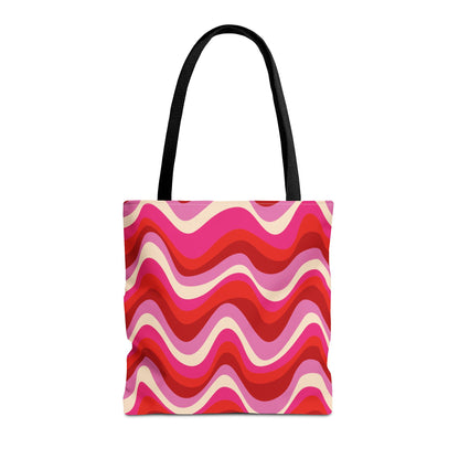 Blush Frequency Canvas Tote Bag