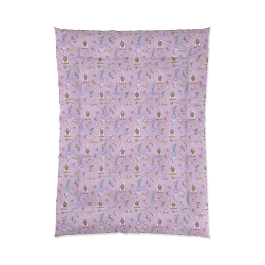 Lilac Meadow Keepsakes Comforter