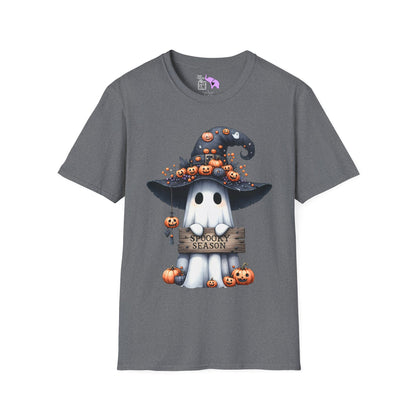Spooky Season Cute Ghost Adult T-shirt