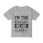 I'm The Reason We Are Late Heavy Cotton™ Toddler T-shirt