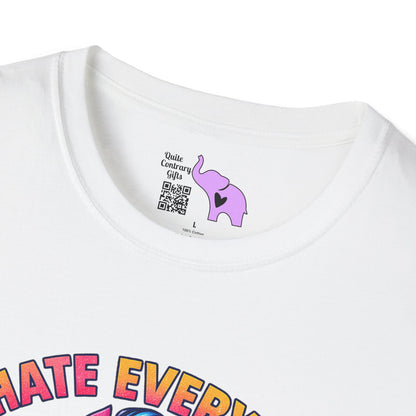 I Hate Everyone But Coffee Helps Adult T-shirt