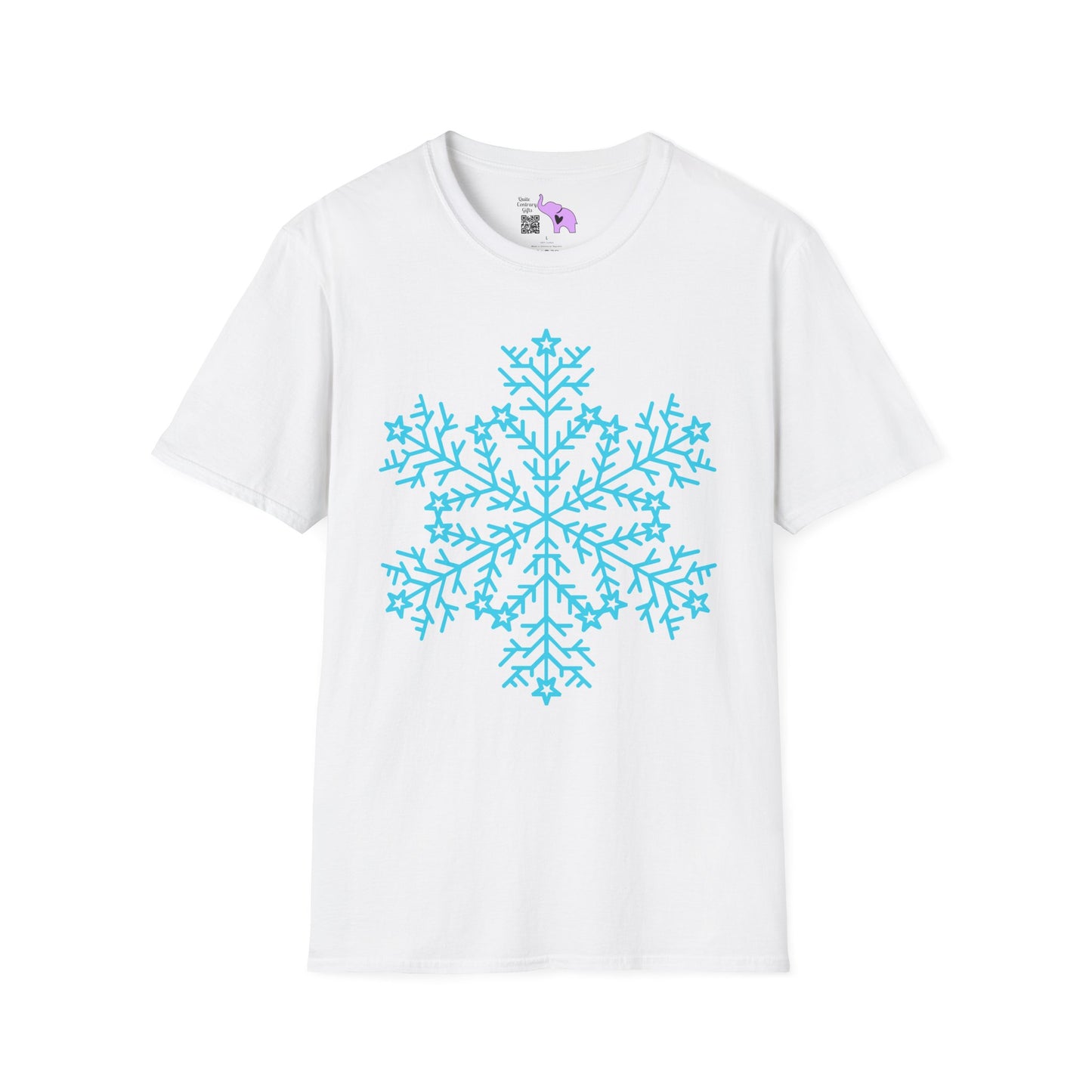 Large Snowflake Adult T-shirt