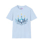 Star & Flame Hanukkah Adult T-shirt