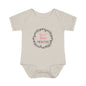 Pink Milestone Wreath Onesie-Two Months