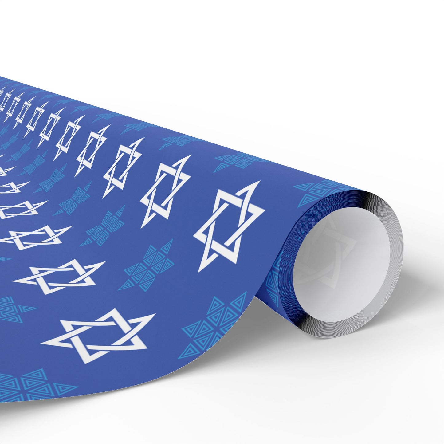 Star of David 4 Hanukkah Wrapping Paper