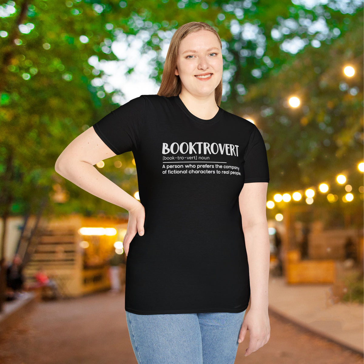 Booktrovert (Simple Definition) Adult T-shirt