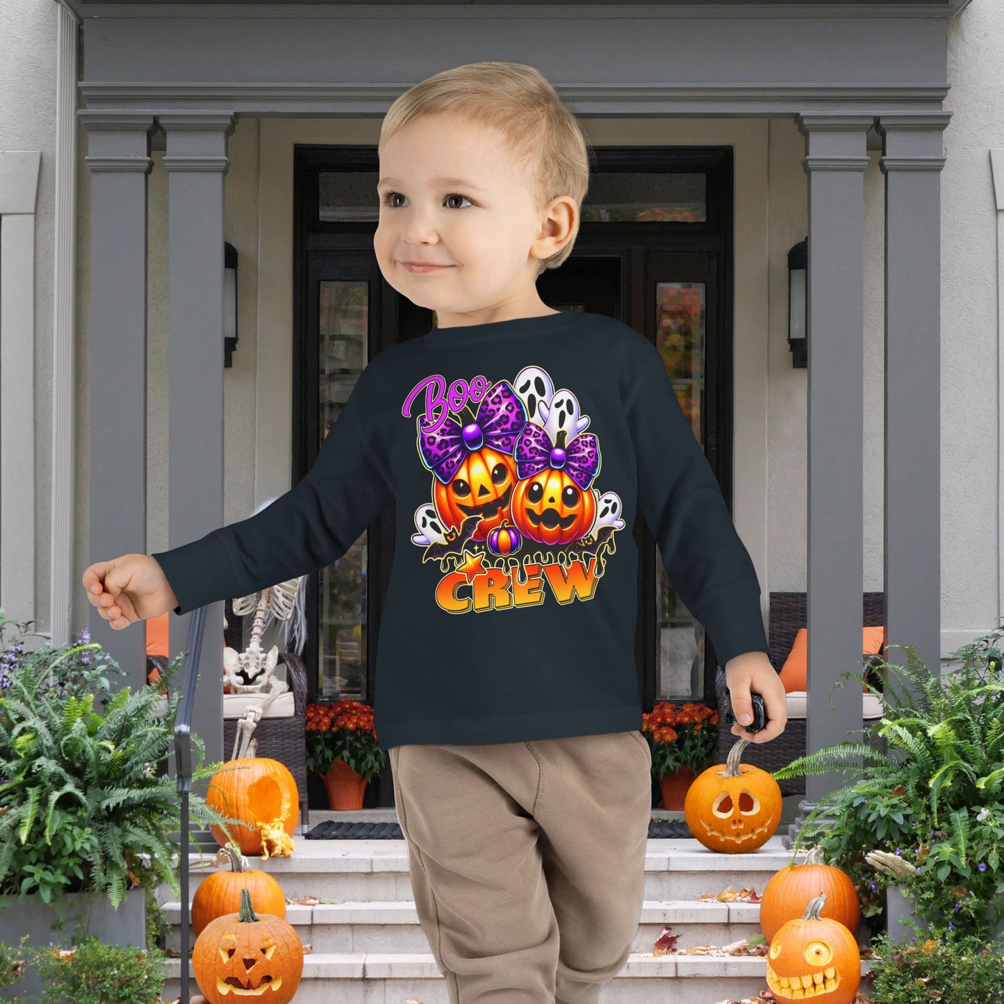 Boo Crew Toddler Long Sleeve Tee